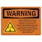 Signmission OSHA Warning Sign, 7" Height, 10" Width, Rigid Plastic, Radio Frequency Fields Within, Landscape OS-WS-P-710-L-12366 - alternate 1